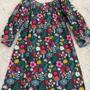 New Handcrafted Retro Vibe Peasant Dress